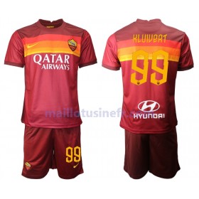 Maillot de Foot AS Roma Justin Kluivert 99 Domicile 2020-21 - Enfant